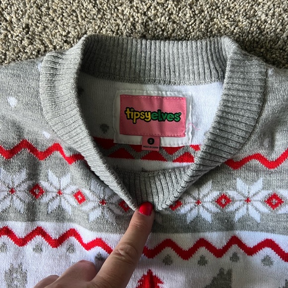 Tipsy Elf sweater dress - Picture 4 of 4